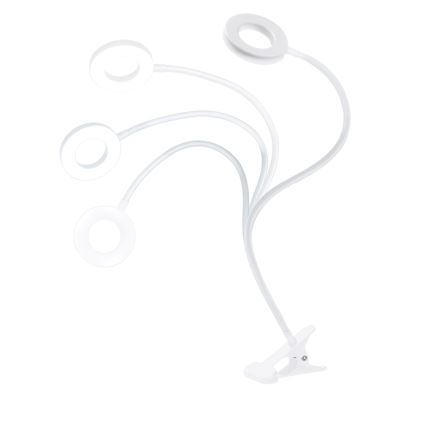 Brilagi - LED Stmievateľná lampa s klipom ORBELA LED/8W/5V 3000/4000/5000K biela
