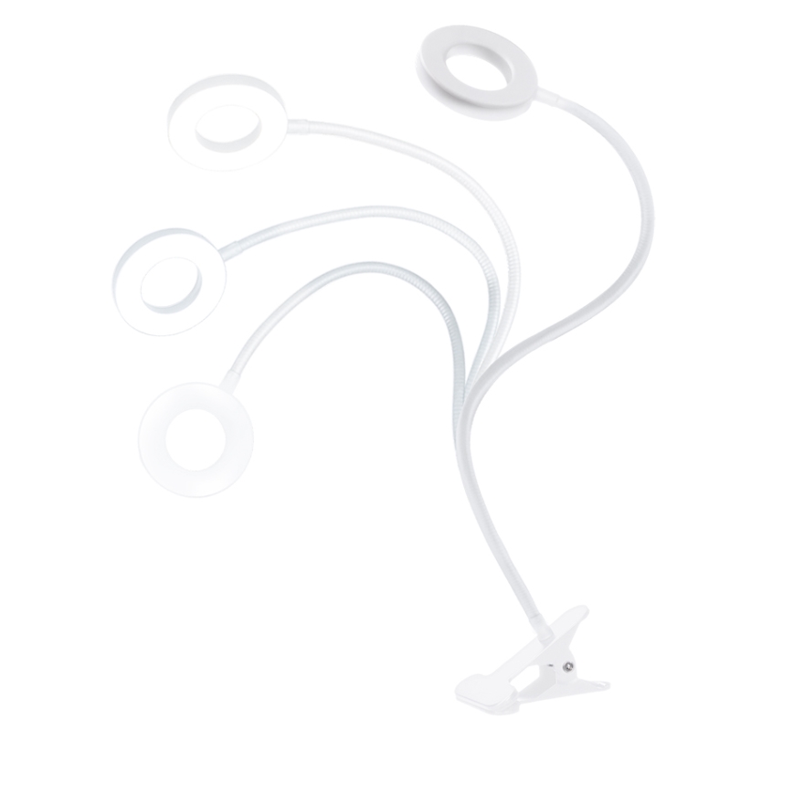 Brilagi - LED Stmievateľná lampa s klipom ORBELA LED/8W/5V 3000/4000/5000K biela