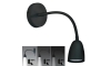 Brilagi - LED Stmievateľná nástenná lampička LED/4W/230V čierna