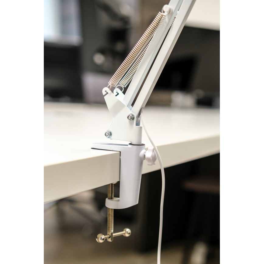 Brilagi - LED Stmievateľná stolná lampa s lupou LENS LED/12W/5V 3000/4200/6000K biela