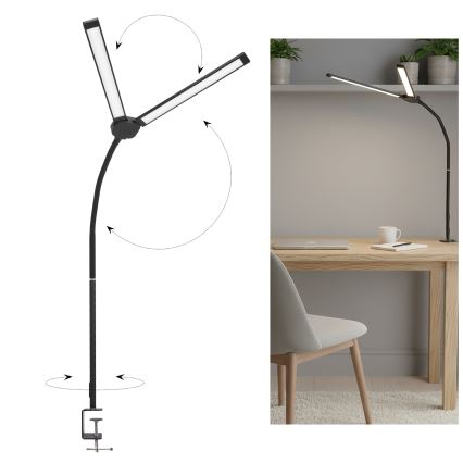 Brilagi - LED Stmievateľná stolná lampa USB VARIO LED/14W/5V 3000-6000K čierna
