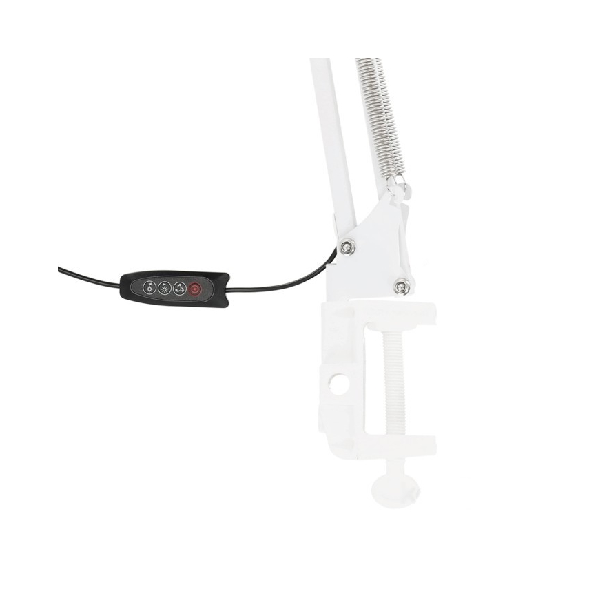 Brilagi - LED Stmievateľná flexibilná stolná lampa VARIO 2xLED/14W/230V 3000-6000K biela