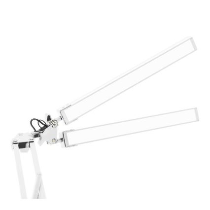 Brilagi - LED Stmievateľná flexibilná stolná lampa VARIO 2xLED/14W/230V 3000-6000K biela