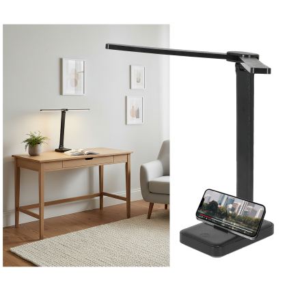 Brilagi - LED stmievateľná stolová lampa MODO DUO LED/8W/5V 3000/4000/6500K čierna