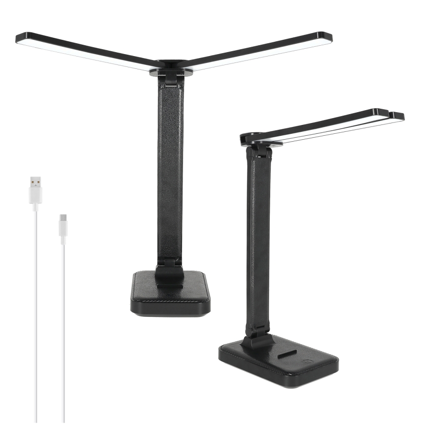 Brilagi - LED stmievateľná stolová lampa MODO DUO LED/8W/5V 3000/4000/6500K čierna