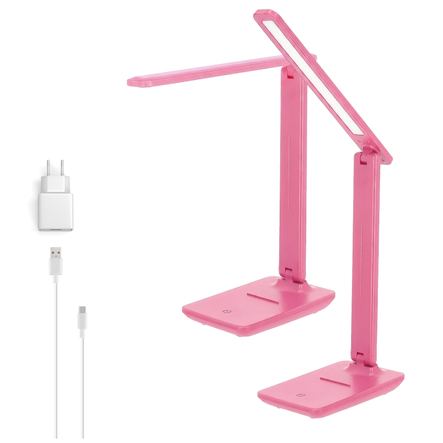 Brilagi - stmievateľná LED stolová lampa MODO LED/7W/230V 3000/4000/6500K ružová