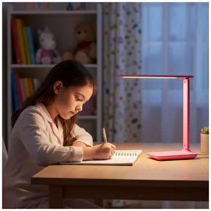 Brilagi - stmievateľná LED stolová lampa MODO LED/7W/230V 3000/4000/6500K ružová