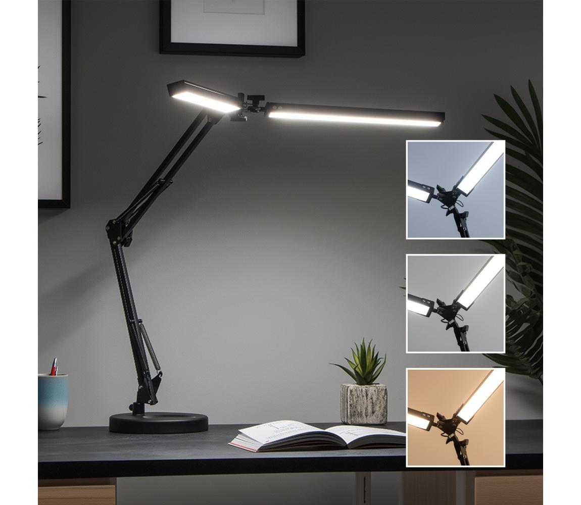 Brilagi - LED stmievateľná stolová lampa VARIO LED/15W/230V 3000-6000K čierna 004956
