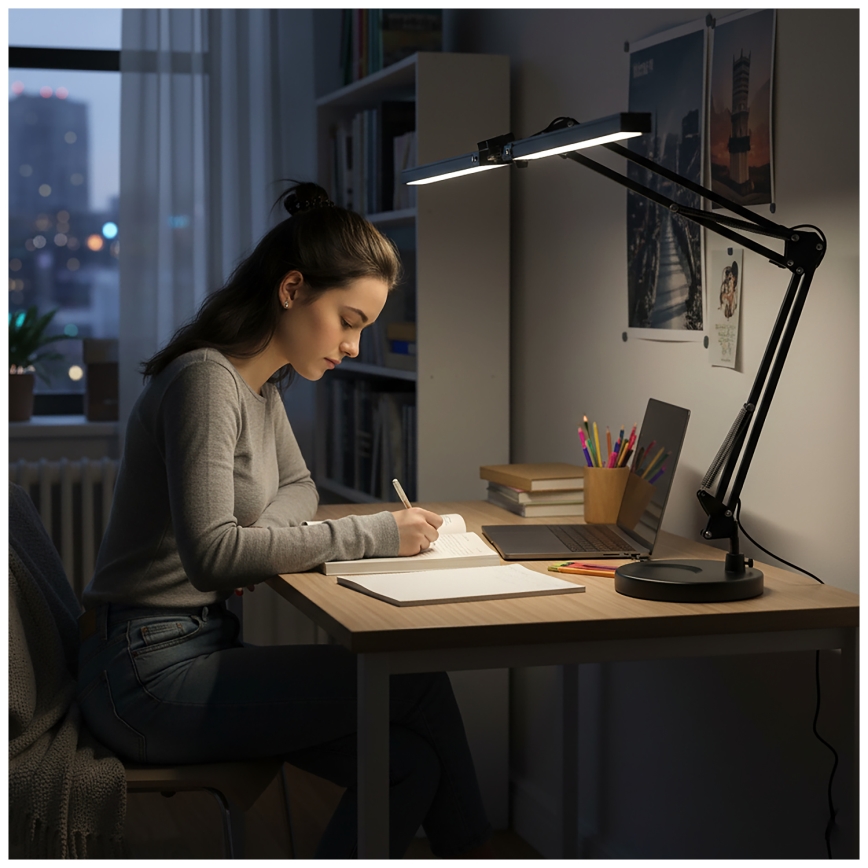 Brilagi - LED stmievateľná stolová lampa VARIO LED/15W/230V 3000-6000K čierna