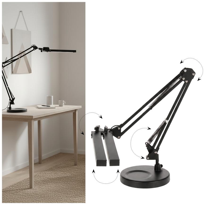 Brilagi - LED stmievateľná stolová lampa VARIO LED/15W/230V 3000-6000K čierna