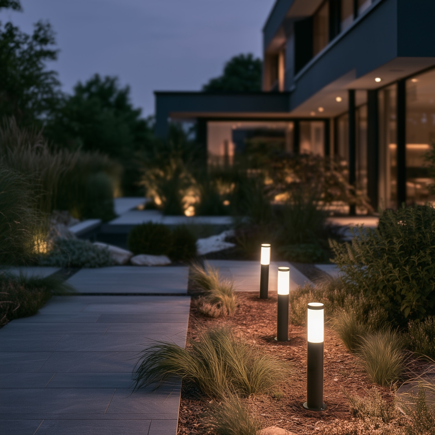 BRILAGI - LED stmievateľná vonkajšia lampa ELIA 1xE27/6W/230V 2700-6500K IP44 Wi-Fi 50 cm antracit