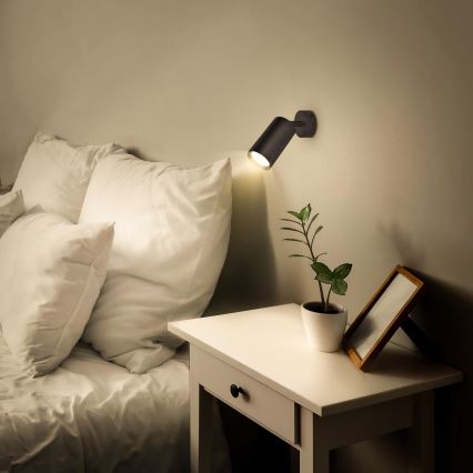 Brilagi - LED RGBW stmievateľné bodové svietidlo SELE 1xGU10/4,8W/230V 3000K čierne + diaľkové ovládanie