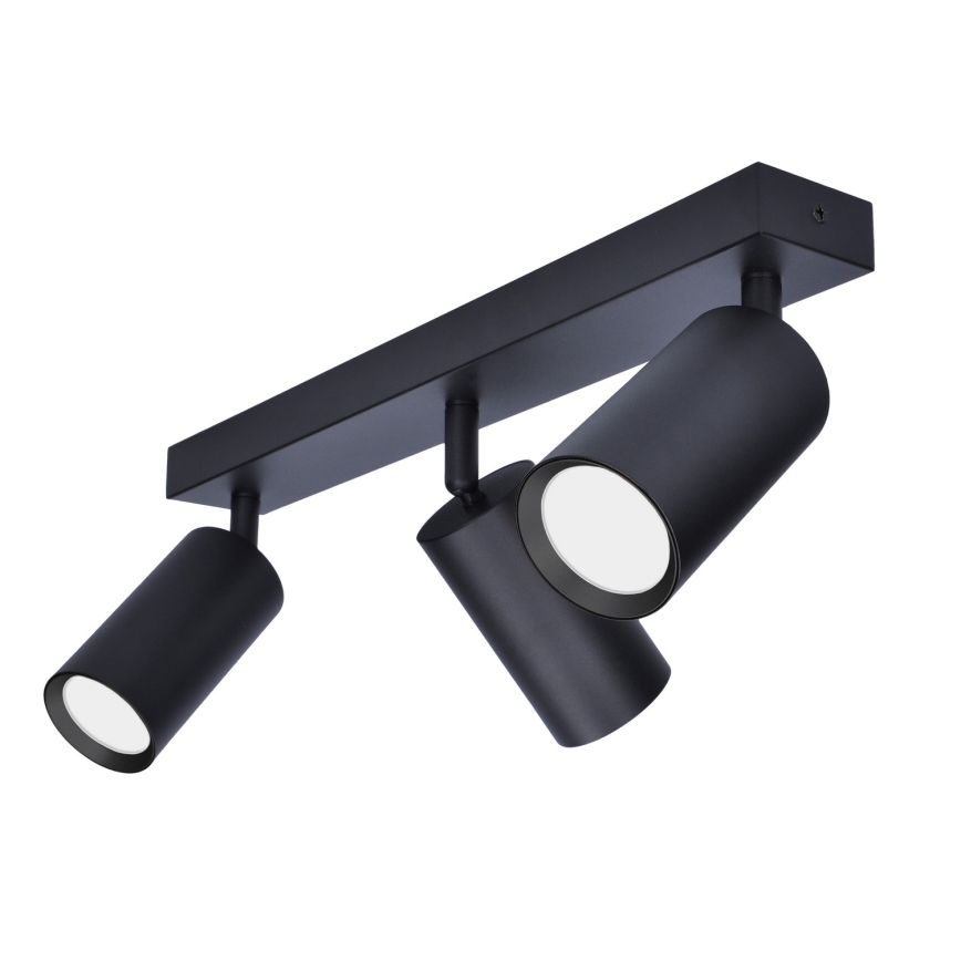 Brilagi - LED RGBW stlmiteľné bodové svietidlo SELE 3xGU10/4,8W/230V 3000K čierne + diaľkové ovládanie
