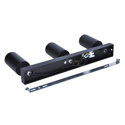 Brilagi - LED RGBW stlmiteľné bodové svietidlo SELE 3xGU10/4,8W/230V 3000K čierne + diaľkové ovládanie