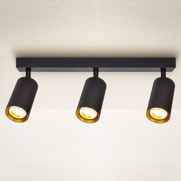 Brilagi - LED Stmievateľné bodové svietidlo SELE 3xGU10/6,5W/230V 2700-6500K čierna/zlatá