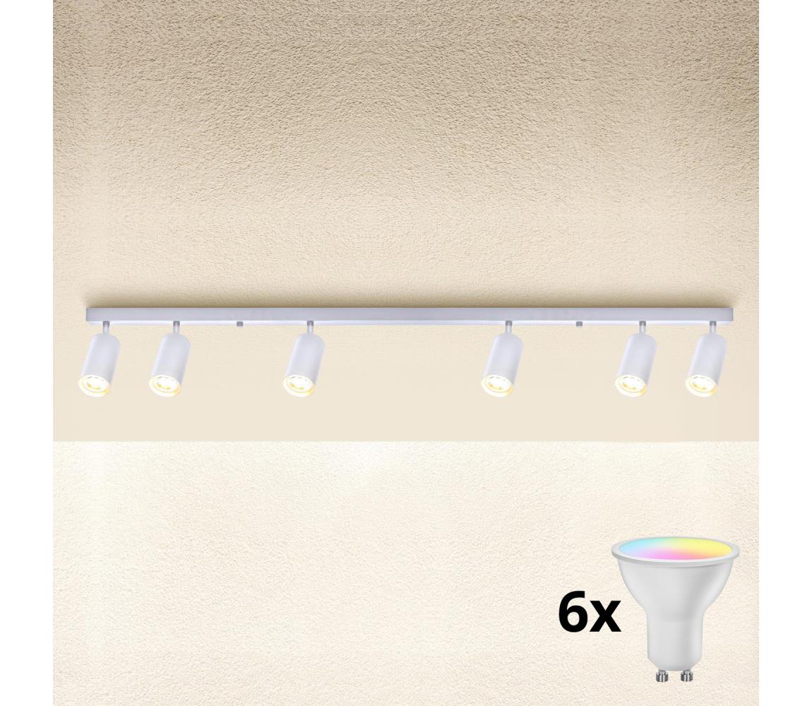 Brilagi - LED stmievateľné bodové svietidlo SELE 6xGU10/6,5W/230V biela BG0809+AI2320