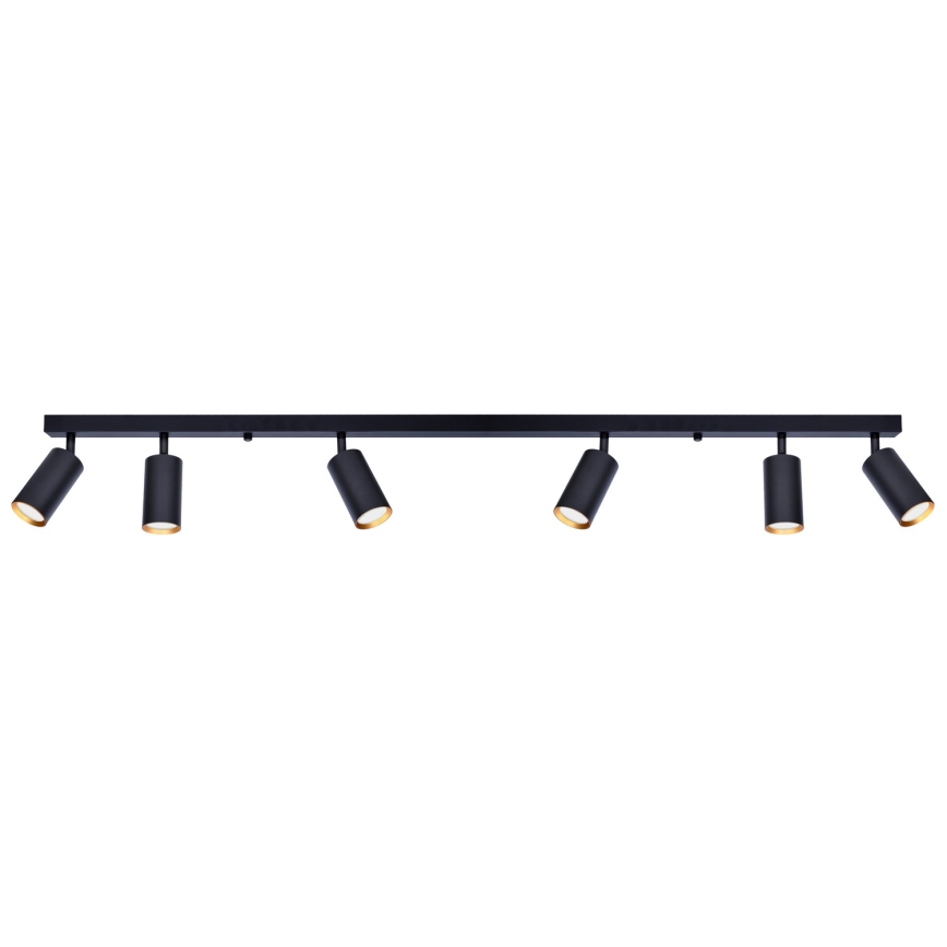 Brilagi - LED Stmievateľné bodové svietidlo SELE 6xGU10/6,5W/230V 2700-6500K čierna/zlatá