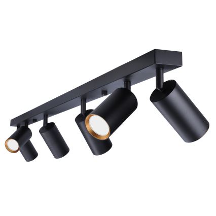 Brilagi - LED Stmievateľné bodové svietidlo SELE 6xGU10/6,5W/230V 2700-6500K čierna/zlatá