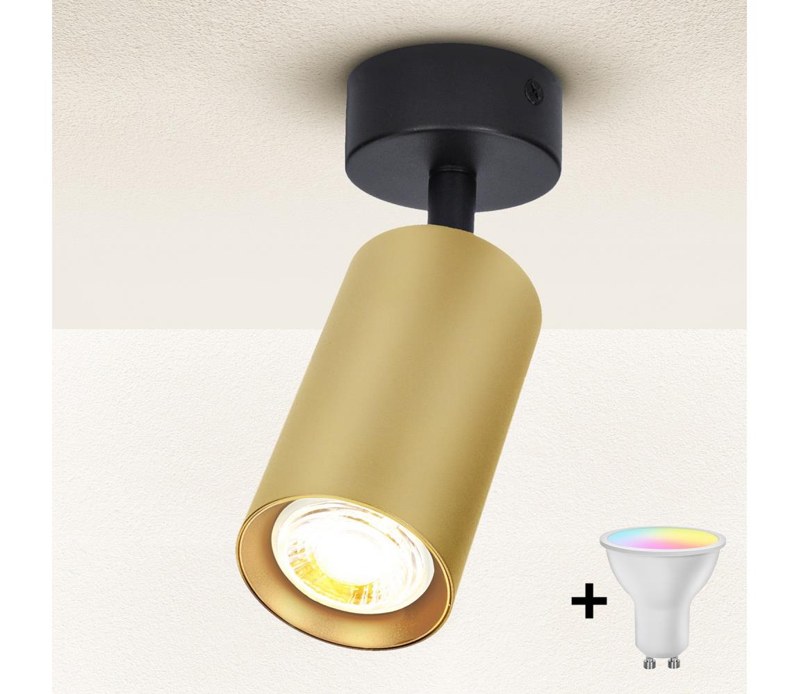 Brilagi - LED stmievateľné bodové svietidlo SELE GOLDEN 1xGU10/4,8W/230V čierna/zlatá BG1005+AI2382