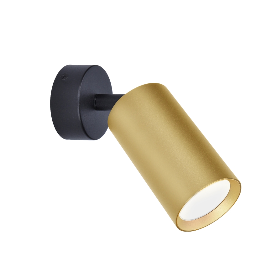 Brilagi - LED RGBW stmievateľné bodové svietidlo SELE GOLDEN 1xGU10/4,8W/230V 3000K čierna/zlatá + diaľkové ovládanie