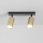 Brilagi - LED stmievateľné bodové svietidlo SELE GOLDEN 2xGU10/6,5W/230V 2700-6500K čierna/zlatá