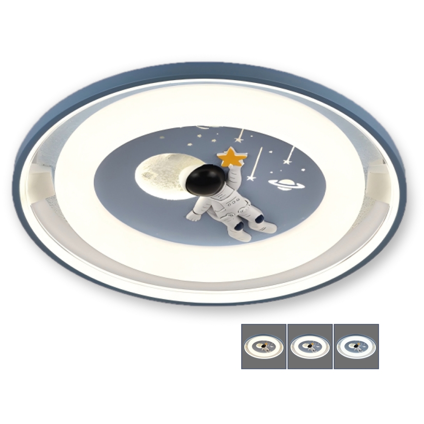 BRILAGI - LED Stmievateľné detské stropné svietidlo ASTRO LED/55W/230V 3000-6000K pr. 50 cm + diaľkové ovládanie