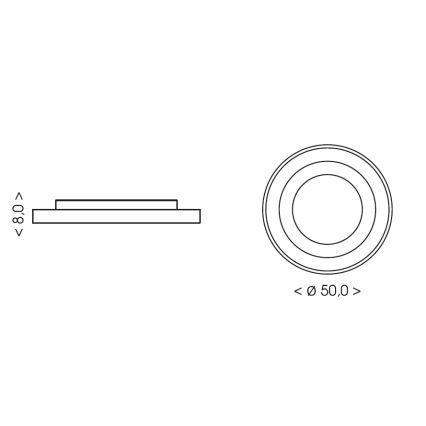 BRILAGI - LED Stmievateľné detské stropné svietidlo ASTRO LED/55W/230V 3000-6000K pr. 50 cm + diaľkové ovládanie