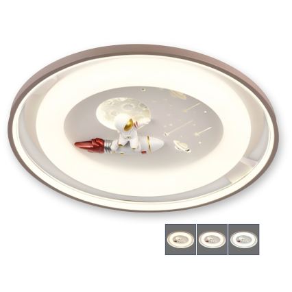 BRILAGI - LED Stmievateľné detské stropné svietidlo ASTRO LED/75W/230V 3000-6000K pr. 50 cm + diaľkové ovládanie