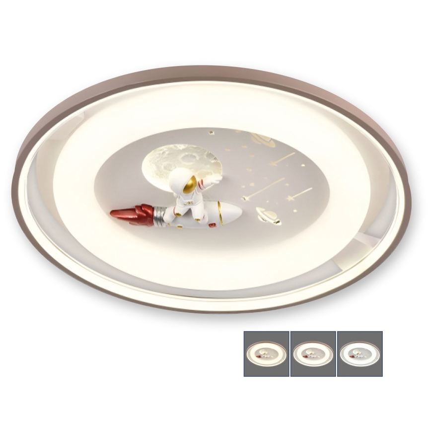 BRILAGI - LED Stmievateľné detské stropné svietidlo ASTRO LED/75W/230V 3000-6000K pr. 50 cm + diaľkové ovládanie