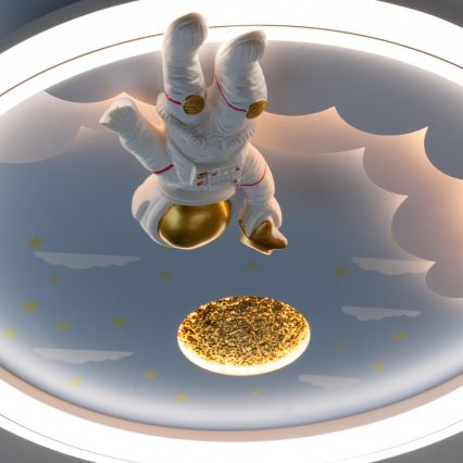 Brilagi - LED stmievateľné detské stropné svietidlo LED/42W/230V 3000/5700K astronaut