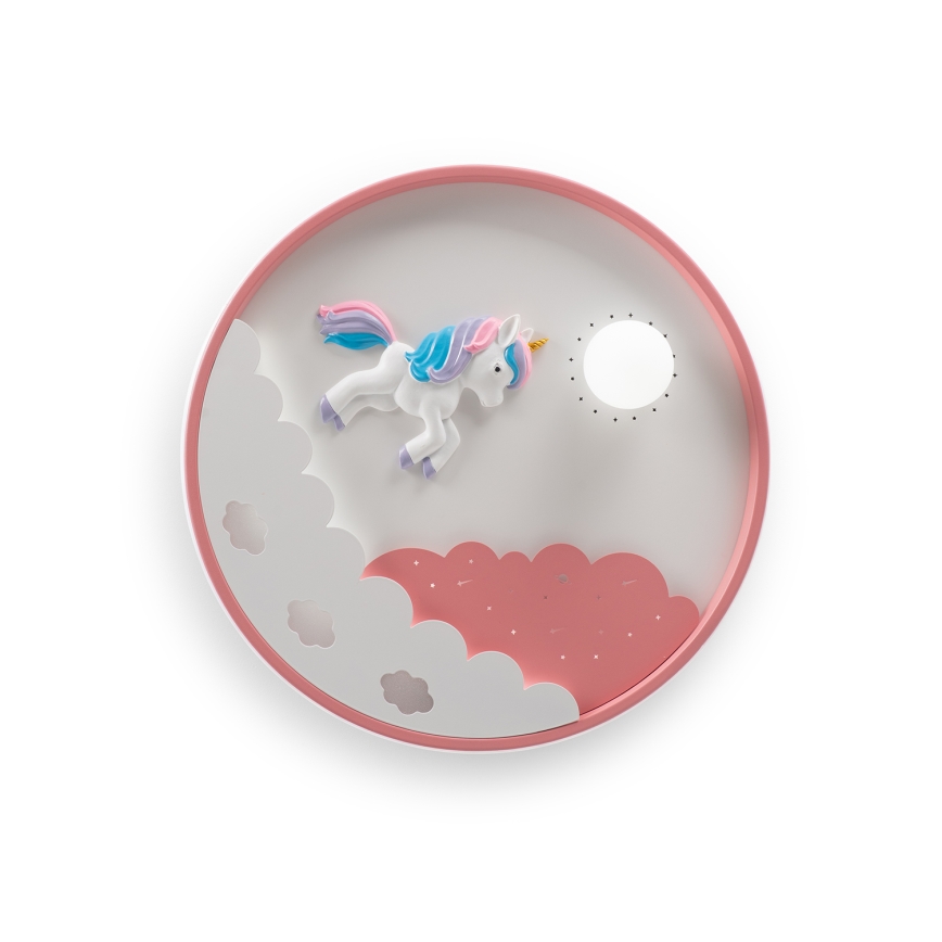 Brilagi - LED stmievateľné detské stropné svietidlo UNICORN LED/68W/230V 3000-6000K pr. 49 cm + diaľkové ovládanie