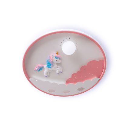 Brilagi - LED stmievateľné detské stropné svietidlo UNICORN LED/68W/230V 3000-6000K pr. 49 cm + diaľkové ovládanie