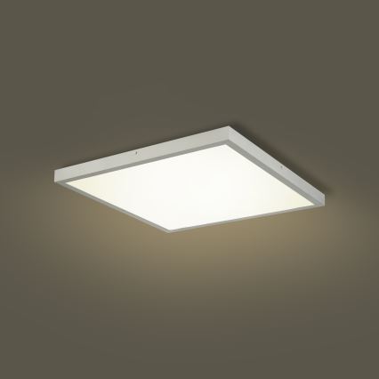 Brilagi - stmievateľné LED kúpeľňové stropné svietidlo FRAME SMART LED/50W/230V 60x60 cm 3000-6000K IP44 strieborné + diaľkový ovládač