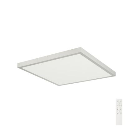 Brilagi - stmievateľné LED kúpeľňové stropné svietidlo FRAME SMART LED/50W/230V 60x60 cm 3000-6000K IP44 strieborné + diaľkový ovládač