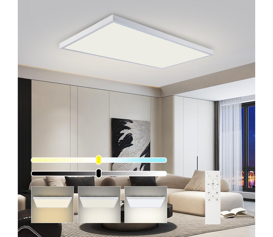 Brilagi-LED Stmievateľné kúpeľňové svietidlo FRAME SMART LED/96W/230V IP44 biele+DO BRI645