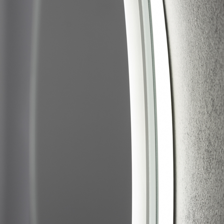 Brilagi - LED kúpeľňové vyhrievané zrkadlo AVA ECO LED/11,5W/230V pr. 60 cm IP44 CRI 90 stmievateľné + CCT