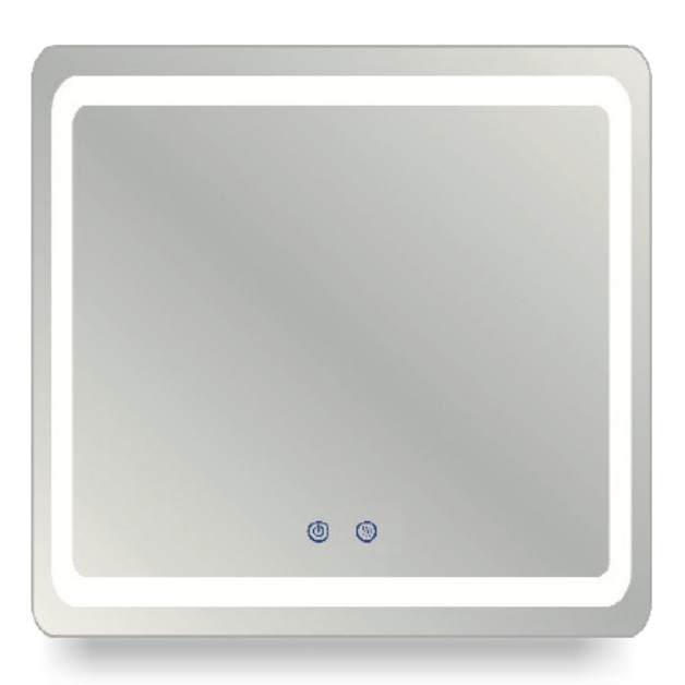 Brilagi - LED stmievateľné kúpeľňové vyhrievané zrkadlo s podsvietením BELLA LED/16W/230V 60x60 cm 3000/4000/6500K IP44