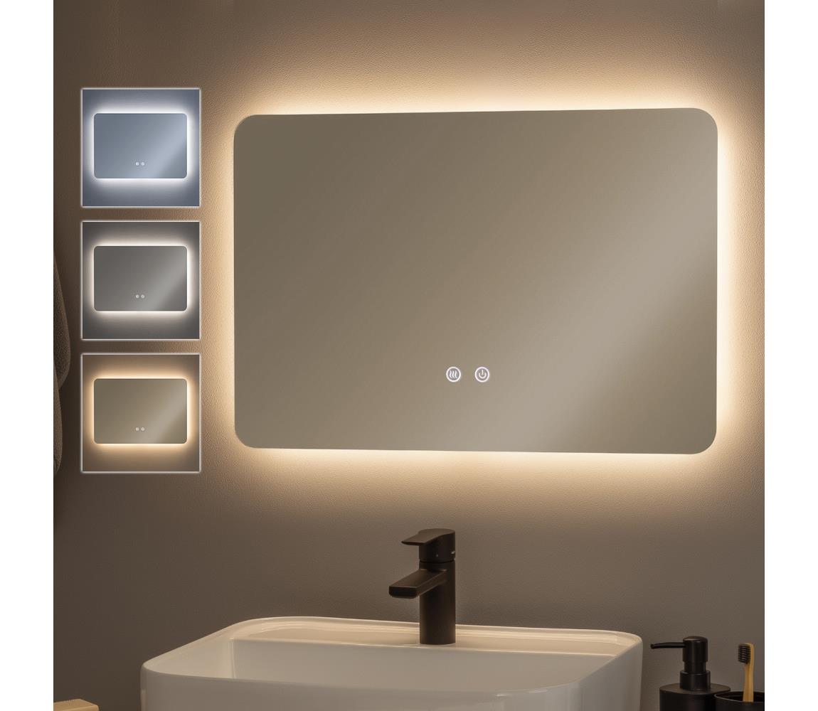 Brilagi - LED stmievateľné kúpeľňové vyhrievané zrkadlo s podsvietením DIANA LED/13W/230V 40x60 cm IP44 FG-GM1106-D-13W