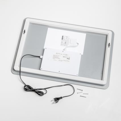 Brilagi - LED Kúpeľňové vyhrievané zrkadlo DIANA LED/13W/230V 40x60 cm IP44 CRI 90 stmievateľné + CCT