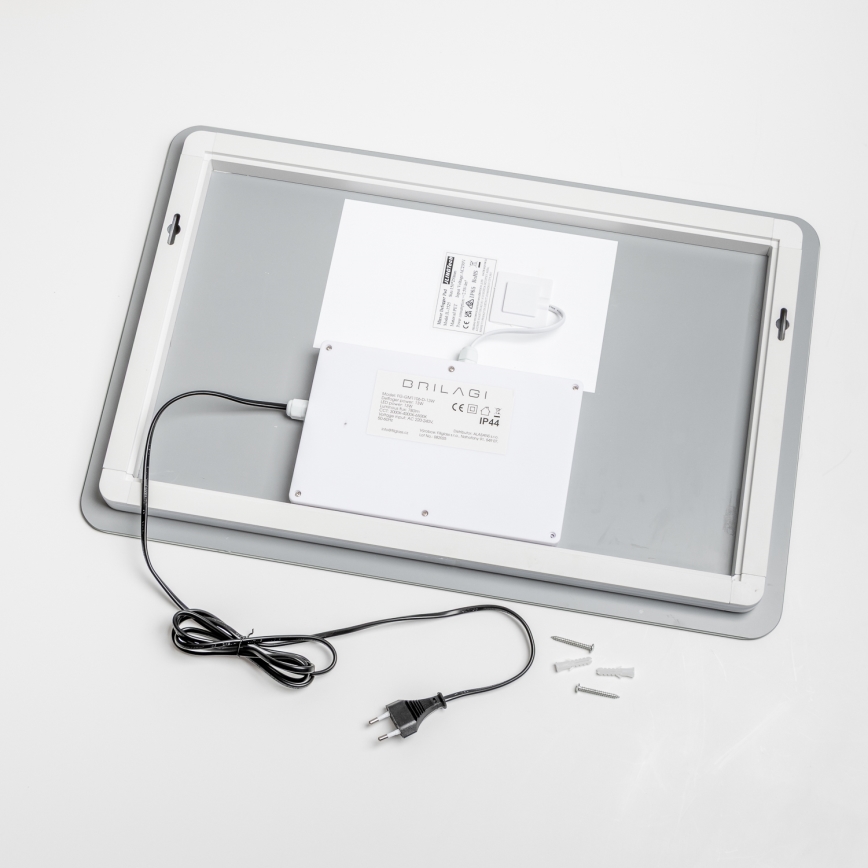 Brilagi - LED Kúpeľňové vyhrievané zrkadlo DIANA LED/13W/230V 40x60 cm IP44 CRI 90 stmievateľné + CCT