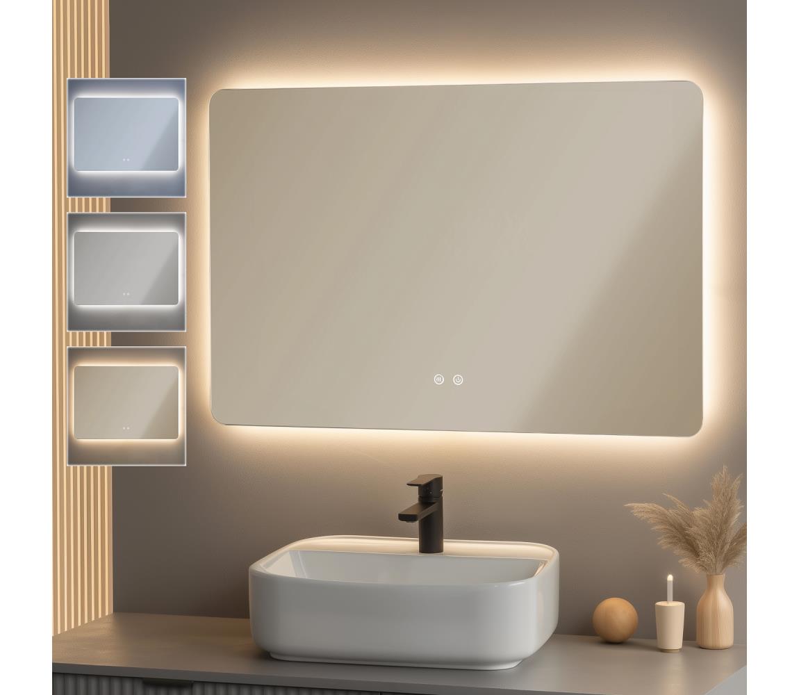 Brilagi - LED stmievateľné kúpeľňové vyhrievané zrkadlo s podsvietením DIANA LED/20W/230V 60x90 cm IP44 FG-GM1106-D-20W