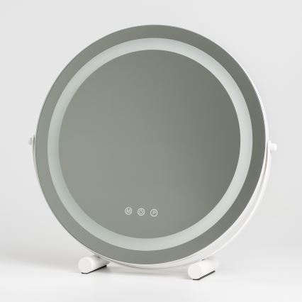 BRILAGI - LED stlmiteľné make-up zrkadlo CALIFORNIA LED/17W/230V 3000/4000/6500K pr. 42 cm biela