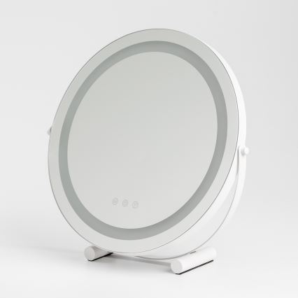 BRILAGI - LED stlmiteľné make-up zrkadlo CALIFORNIA LED/17W/230V 3000/4000/6500K pr. 42 cm biela