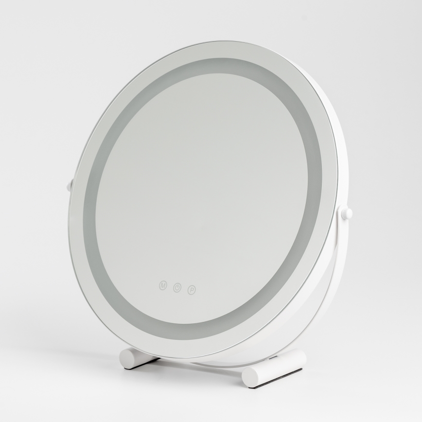 BRILAGI - LED stlmiteľné make-up zrkadlo CALIFORNIA LED/17W/230V 3000/4000/6500K pr. 42 cm biela
