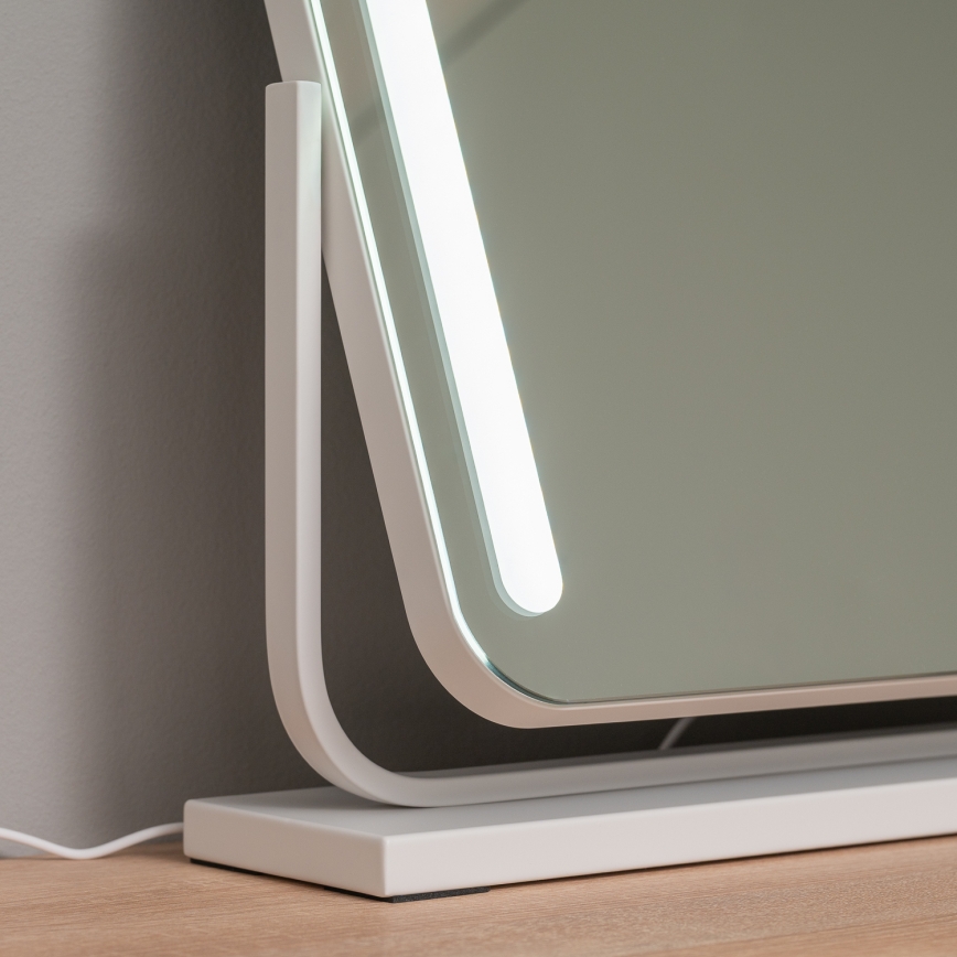 BRILAGI - Stmievateľné LED make-up zrkadlo CALIFORNIA LED/22W/230V 3000/4000/6500K 58x43 cm biele