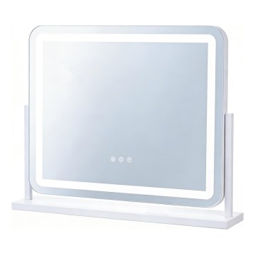 Brilagi - LED stmievateľné make-up zrkadlo CALIFORNIA LED/25W/230V 3000/4000/6500K 55x44 cm biela