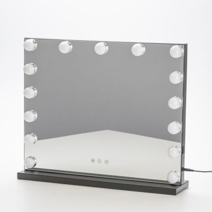 Brilagi - LED stmievateľné make-up zrkadlo HOLLYWOOD LED/15W/230V 3000/4000/6500K