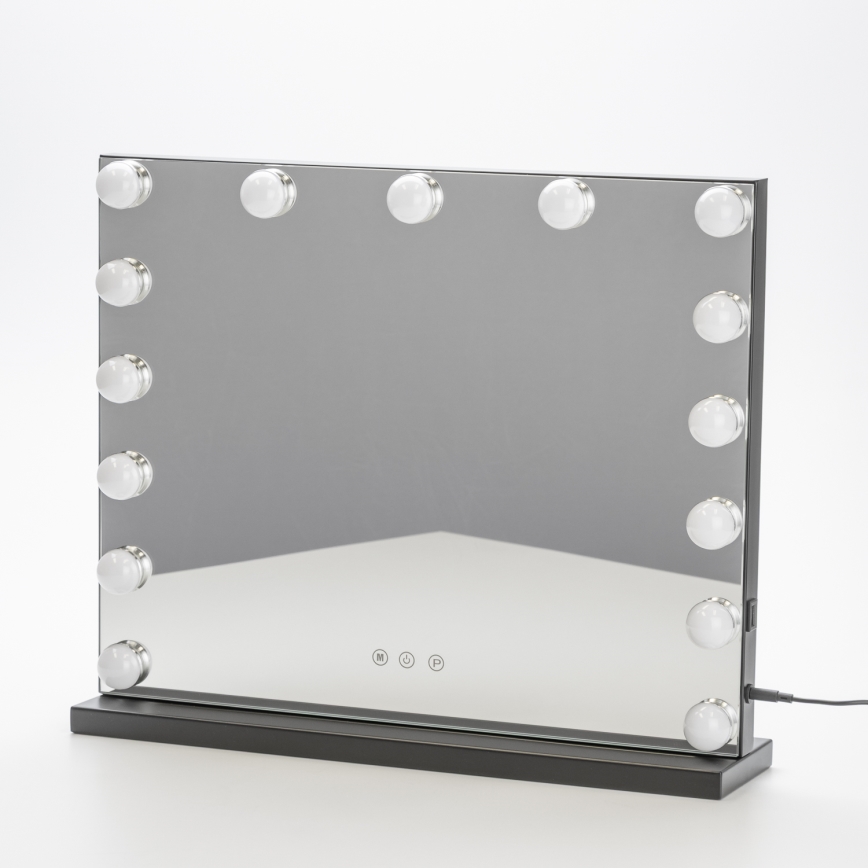 Brilagi - LED stmievateľné make-up zrkadlo HOLLYWOOD LED/15W/230V 3000/4000/6500K