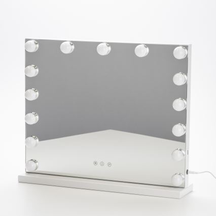 Brilagi - LED stmievateľné make-up zrkadlo HOLLYWOOD LED/15W/230V 3000/4000/6500K