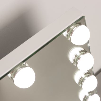 Brilagi - LED stmievateľné make-up zrkadlo HOLLYWOOD LED/15W/230V 3000/4000/6500K